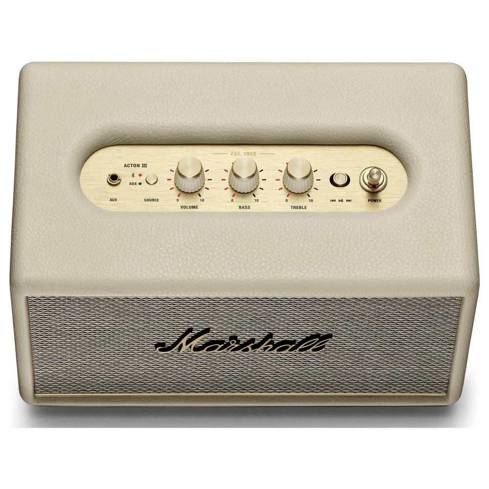 B-Ware Marshall Acton Iii Bluetooth Lautsprecher Musikbox Speaker Wireless Schwarz Box - 7340055384971