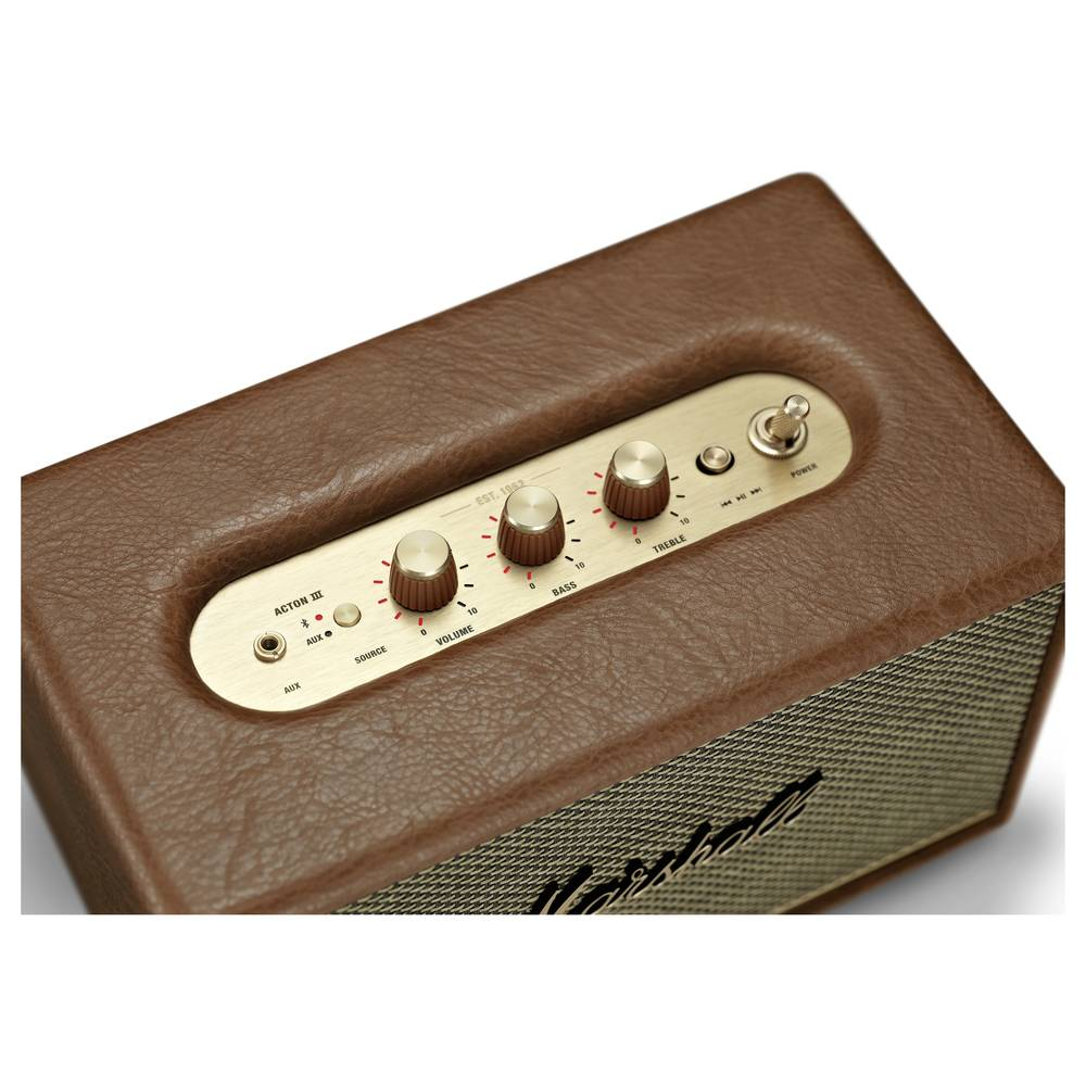 B-Ware Marshall Acton Iii Bt Brown Bluetooth Lautsprecher Speaker Braun Wireless Box