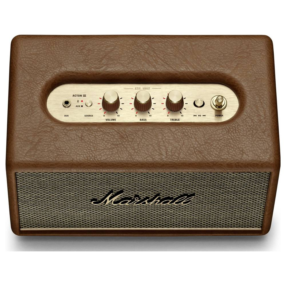 B-Ware Marshall Acton Iii Bt Brown Bluetooth Lautsprecher Speaker Braun Wireless Box