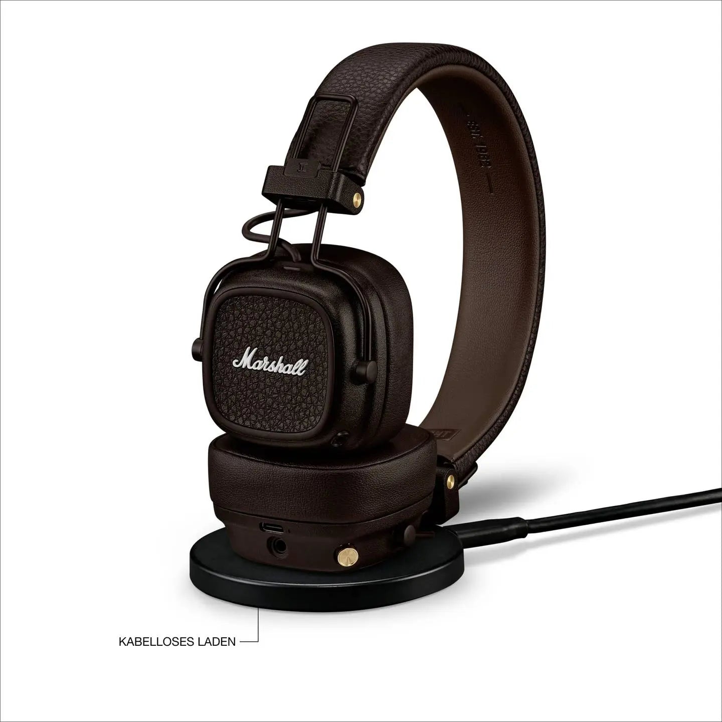 B-Ware Marshall Over Ear Kopfhörer Headset Major V Bluetooth Braun Geschlossen Faltbar - 7340055401128