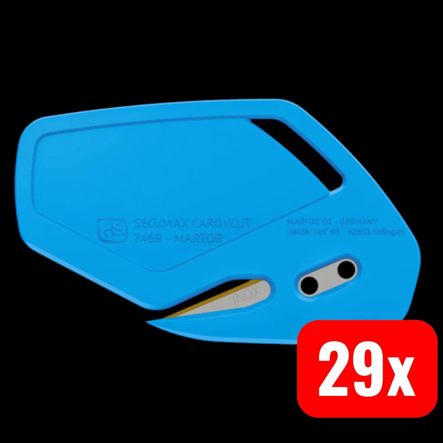 B-Ware Martor 746912.12 Sicherheitsmesser Secumax Cardycut Nr. 746912 Messer 29 Sets - 4002632801044