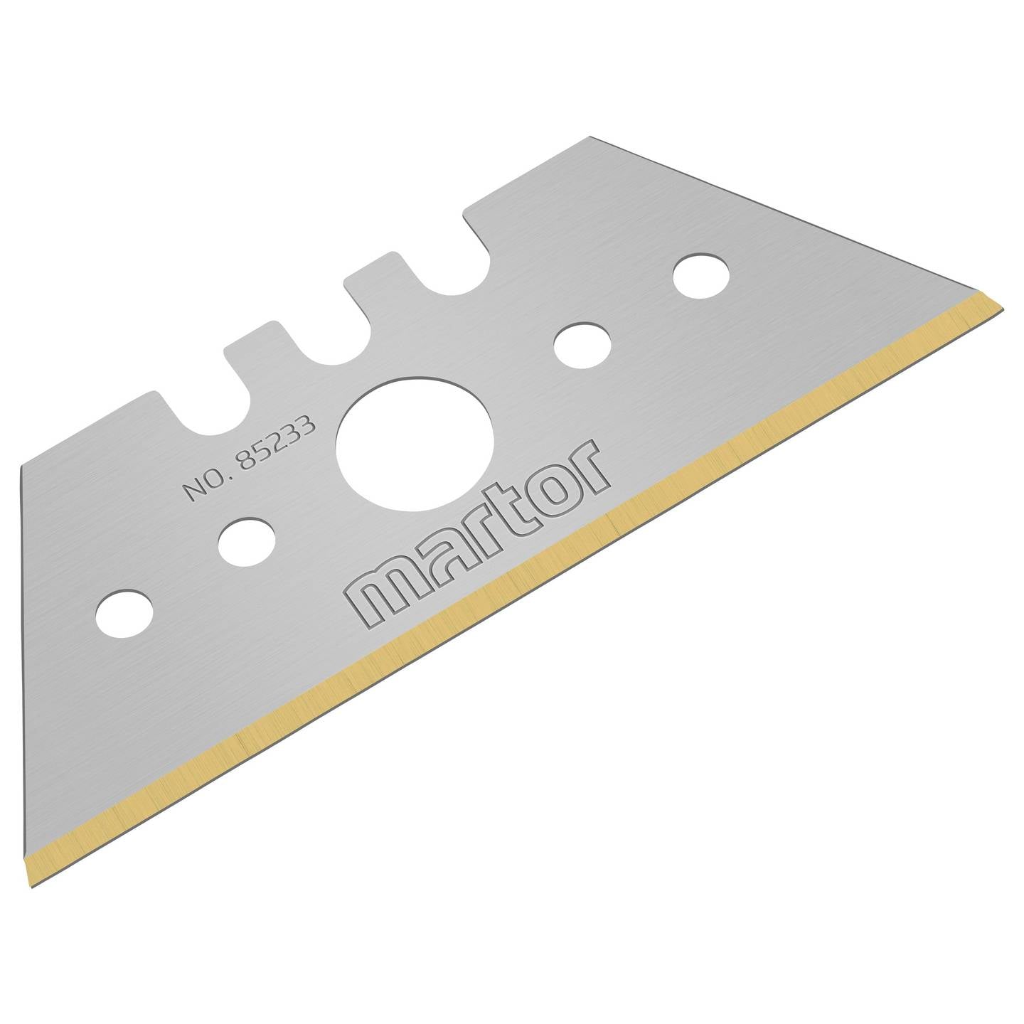 Martor Trapezklinge Ersatzklinge Sicherheitsklinge Klinge 10 Stück 85233 Stahl - 4002632911835