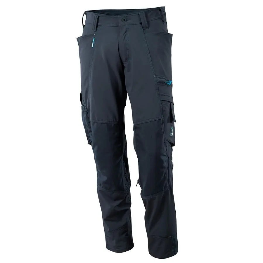 B-Ware Mascot Hose Arbeitshose Bundhose Knietaschen Stretch Schwarzblau Größe 82 C 54 - 5711074570843