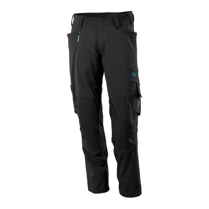 Mascot Hose Bundhose Arbeitshose Knietaschen Stretchstoff Schwarz Größe 90 C47 B-Ware - 5711074571864
