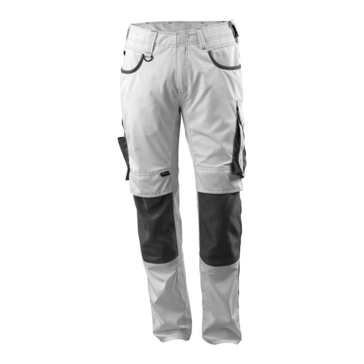 Mascot Lemberg Hose Arbeitshose Größe 76 C50 Knietaschen Weiss/Dunkelanthrazit  B-Ware - 5711074439034