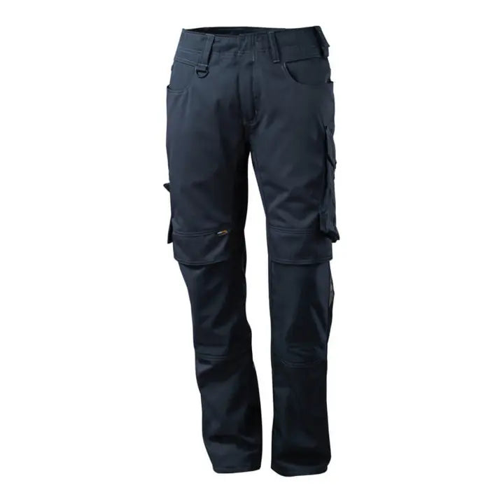 B-Ware Mascot Hose Arbeitshose Mannheim Bundhose Knietaschen Schwarz Blau Größe 76 C536 - 5711074387960