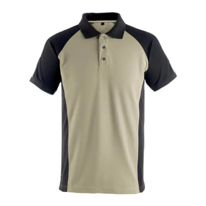 B-Ware Mascot Polo Shirt Polo Shirt Bottrop Arbeitskleidung Hellkhaki Schwarz Größe Xl - 5711074225972