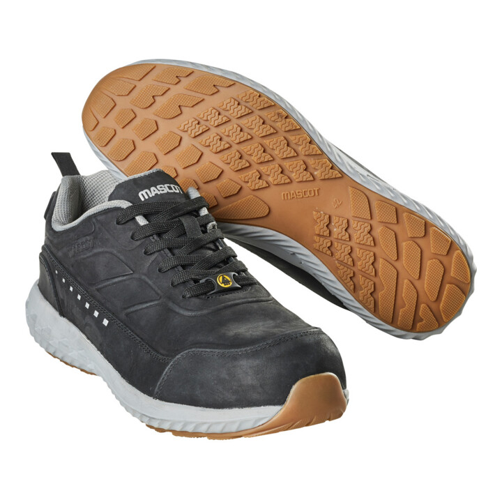 B-Ware Mascot Sicherheitshalbschuh S3 Halbschuh Sicherheitsschuhe Größe 10/44 Schwarz