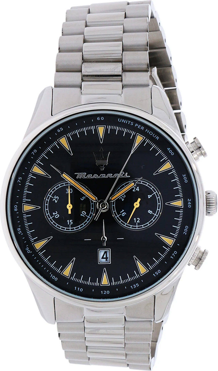 Maserati Tradizione Quarz Uhr Analog Uhrwerk Herren Armbanduhr Silber B-Ware - 8033288966364