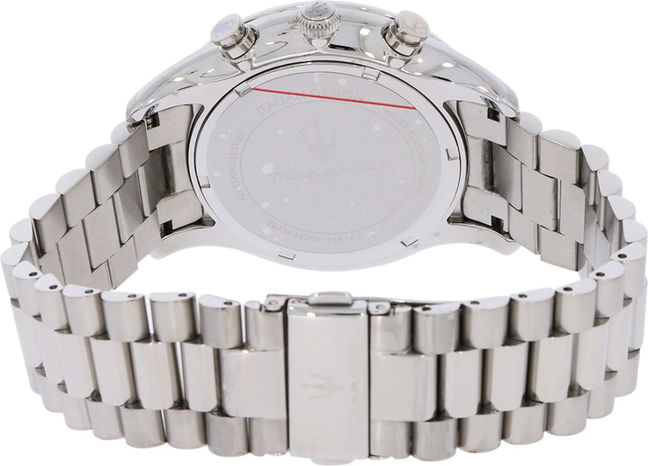 Maserati Tradizione Quarz Uhr Analog Uhrwerk Herren Armbanduhr Silber B-Ware - 8033288966364