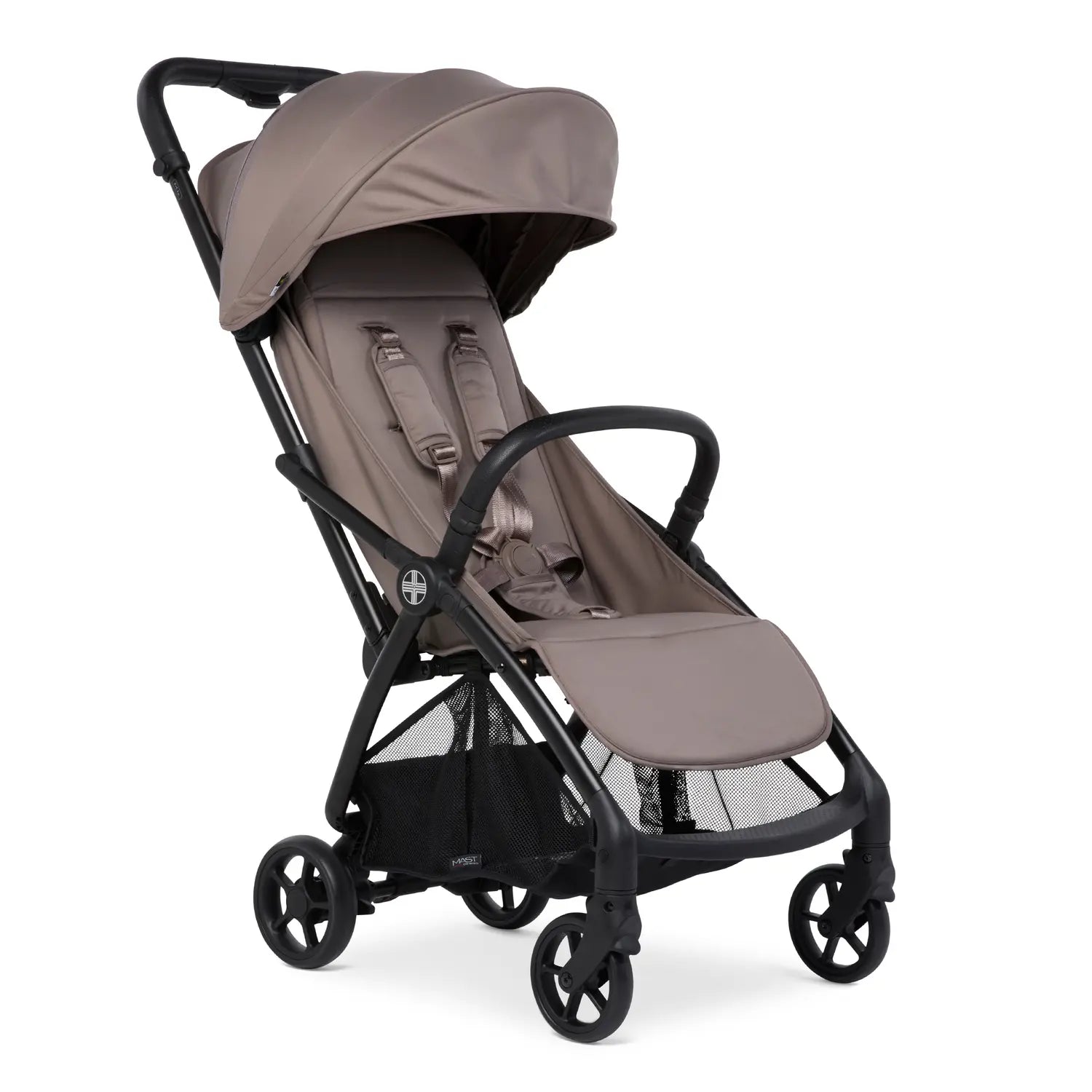 B-Ware Mast Buggy Kinderwagen M.1x  Kinderwagen Sitz Taupe Einkaufskorb Sonnendach - 7631129016233