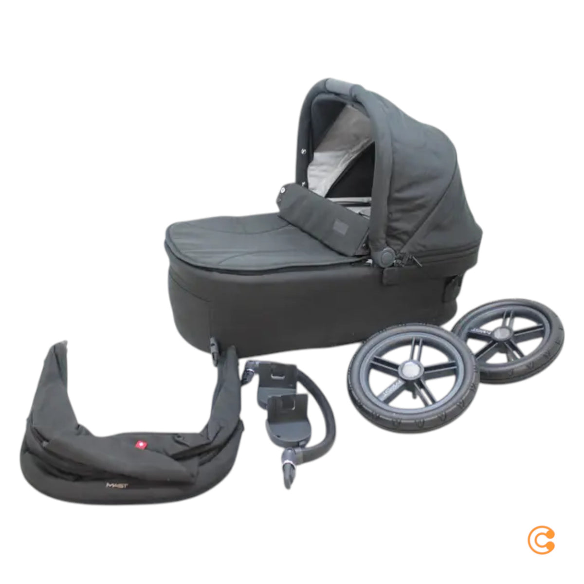 Mast Kinderwagen Buggy M5x Onyx schwarz Babywanne Sportsitz SIEHE TEXT/FOTO - 2000583015352