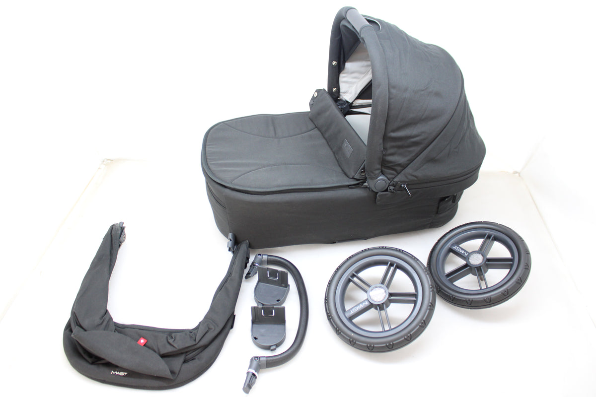 Mast Kinderwagen Buggy M5x Onyx schwarz Babywanne Sportsitz SIEHE TEXT/FOTO - 2000583015352