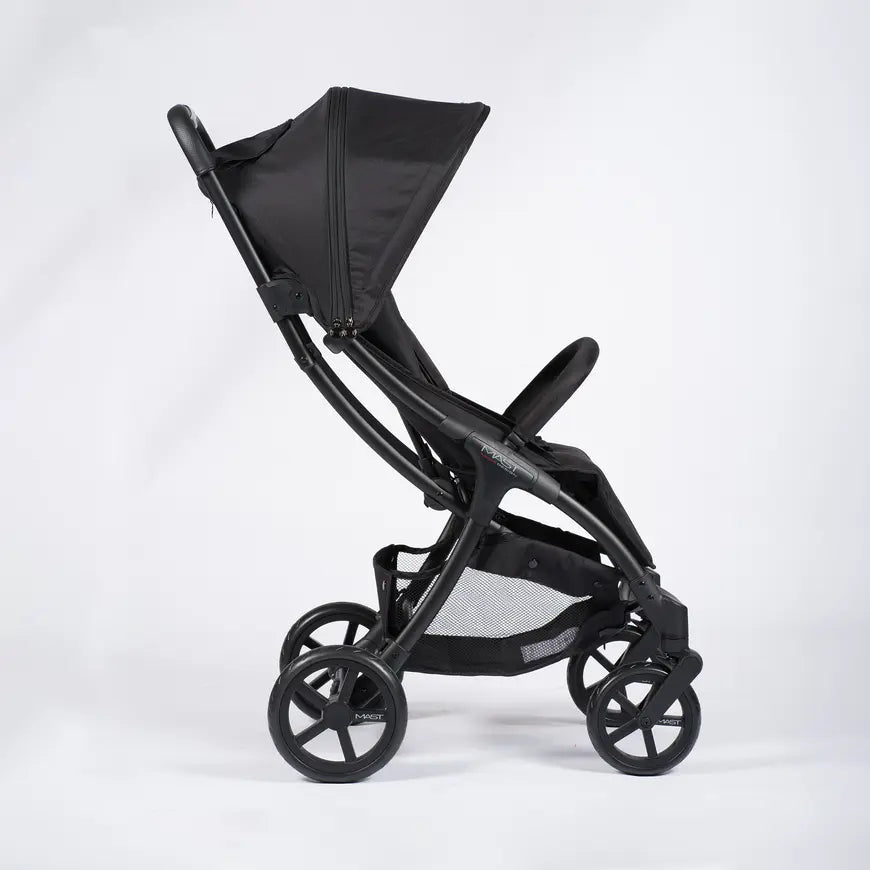 B-Ware Mast Kinderwagen Buggy M2x Onyx Allradfederung Einkaufskorb Babywanne Option - 7631089013310