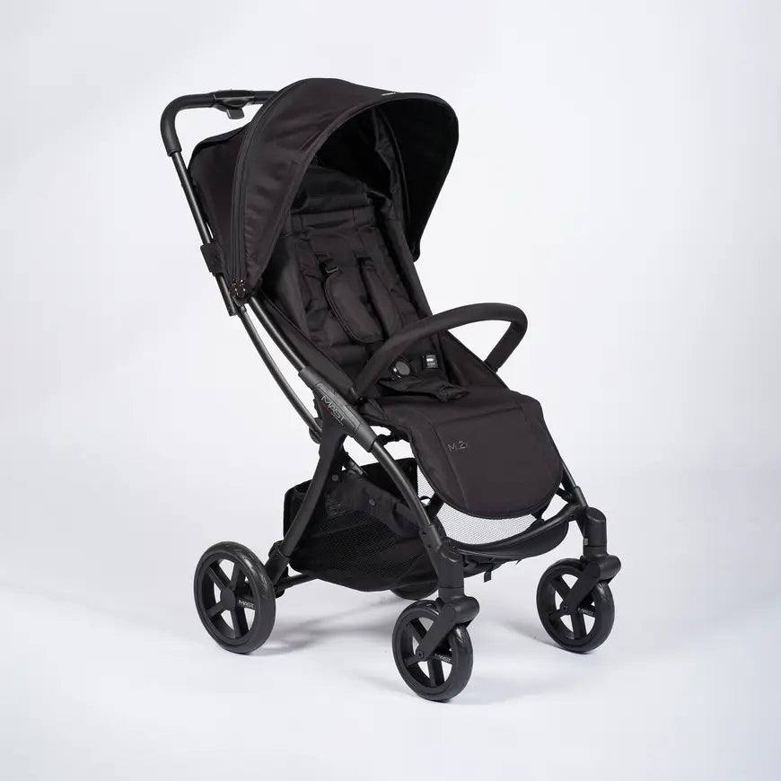 B-Ware Mast Kinderwagen Buggy M2x Onyx Allradfederung Einkaufskorb Babywanne Option - 7631089013310