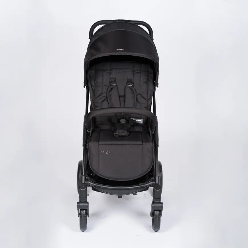 B-Ware Mast Kinderwagen Buggy M2x Onyx Allradfederung Einkaufskorb Babywanne Option - 7631089013310