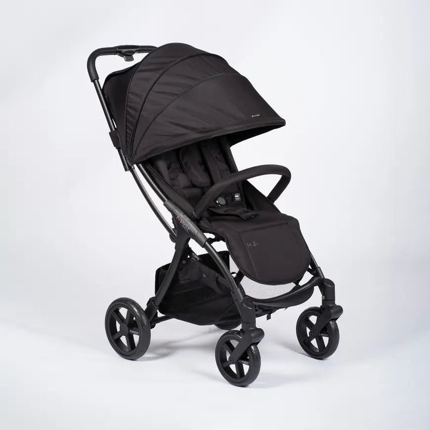 B-Ware Mast Kinderwagen Buggy M2x Onyx Allradfederung Einkaufskorb Babywanne Option - 7631089013310