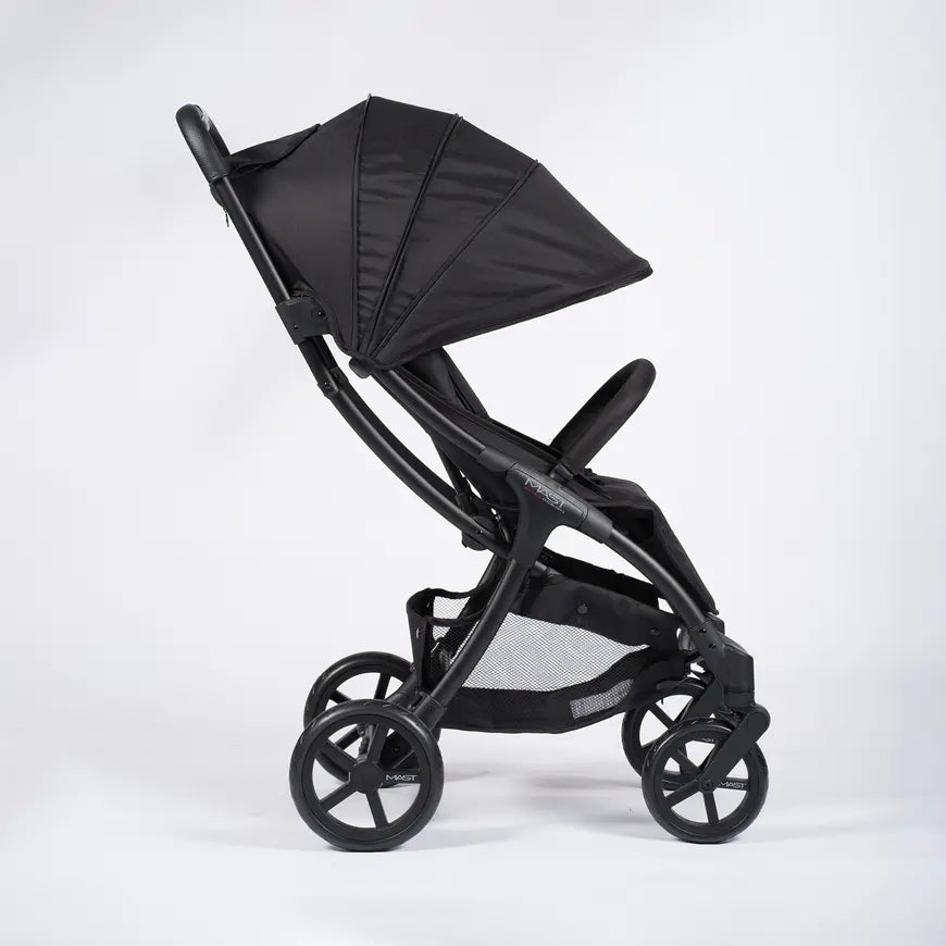 B-Ware Mast Kinderwagen Buggy M2x Onyx Allradfederung Einkaufskorb Babywanne Option - 7631089013310