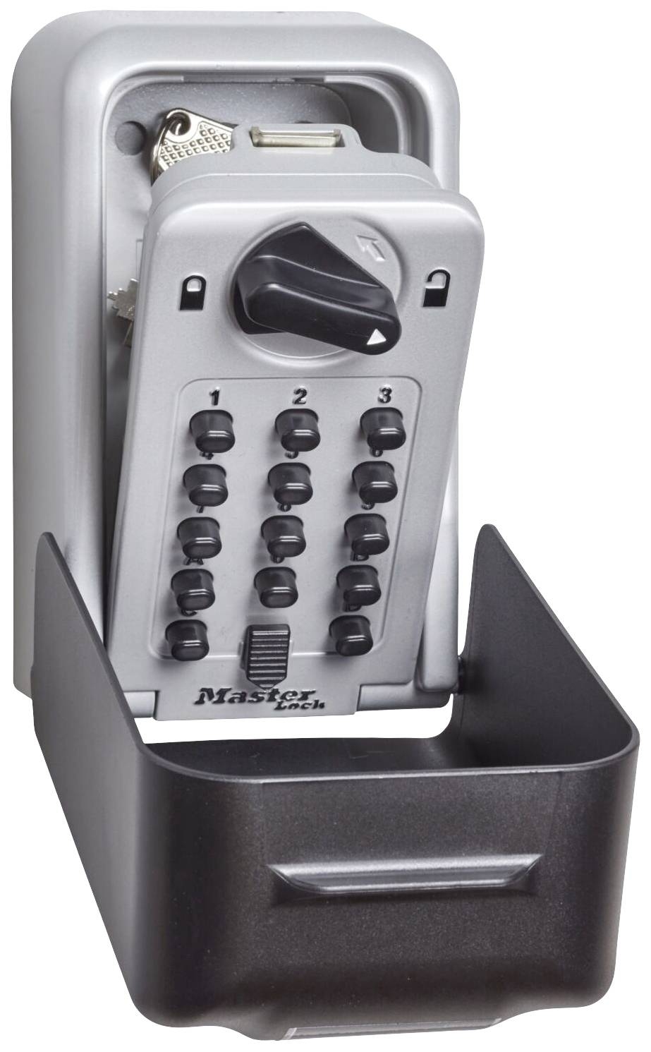 B-Ware Master Lock Schlüsseltresor Schlüsselbox Schwarz Wandhalterung Halterung Box - 3520190943521