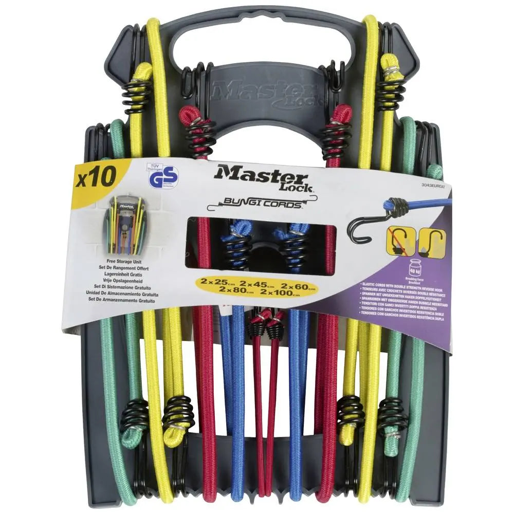 B-Ware Master Lock P60905 Expander Spannseile 80 Cm X 18 Mm Haken 4 Sets - 3520190923158