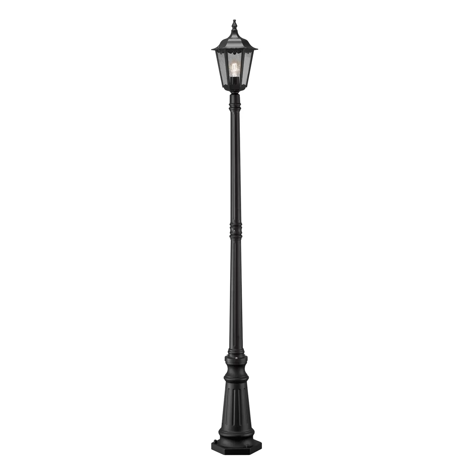 B-Ware Konstsmide Mastleuchte Firenze 1 Flammig Schwarz Laterne Mastlampe Außenlampe