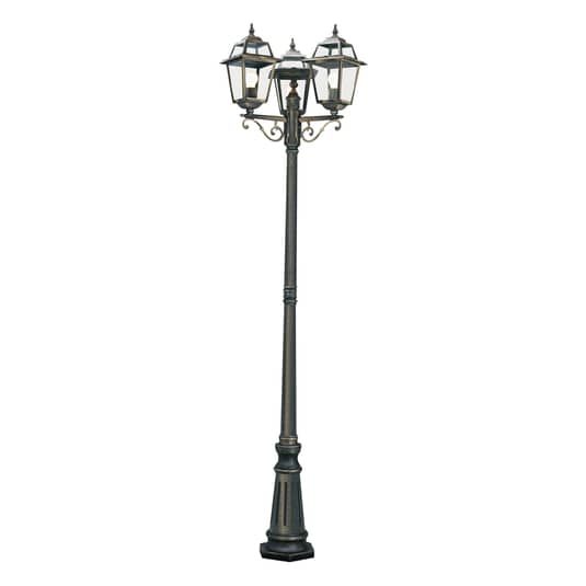 Searchlight Mastleuchte New Orleans Außenlampe Laterne Lampe Leuchte 3 falmmig - 5013874309921