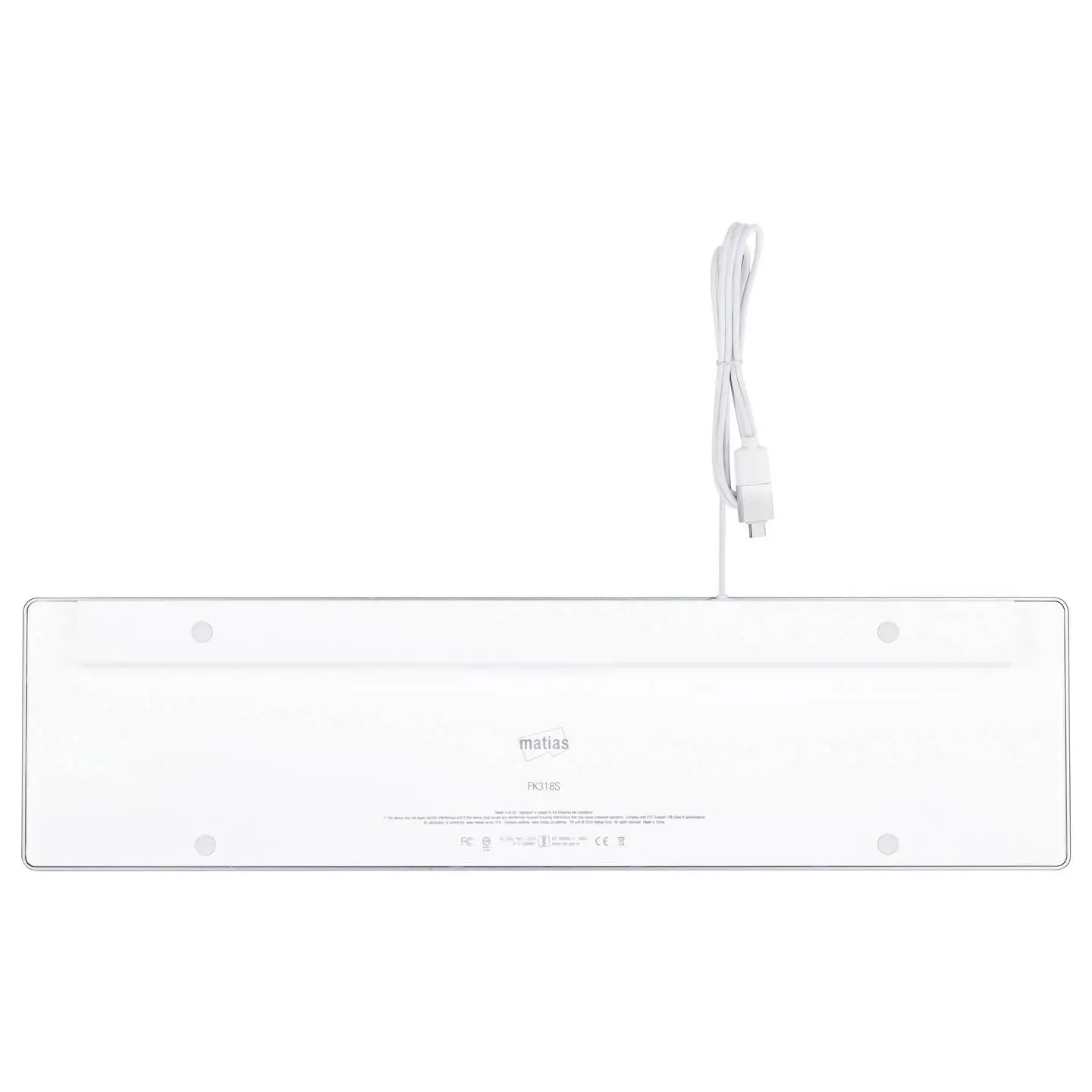 B-Ware Matias Tastatur Keyboard Mac Usb Aluminium Us Englisch Qwerty Silber Apple - 833742005411