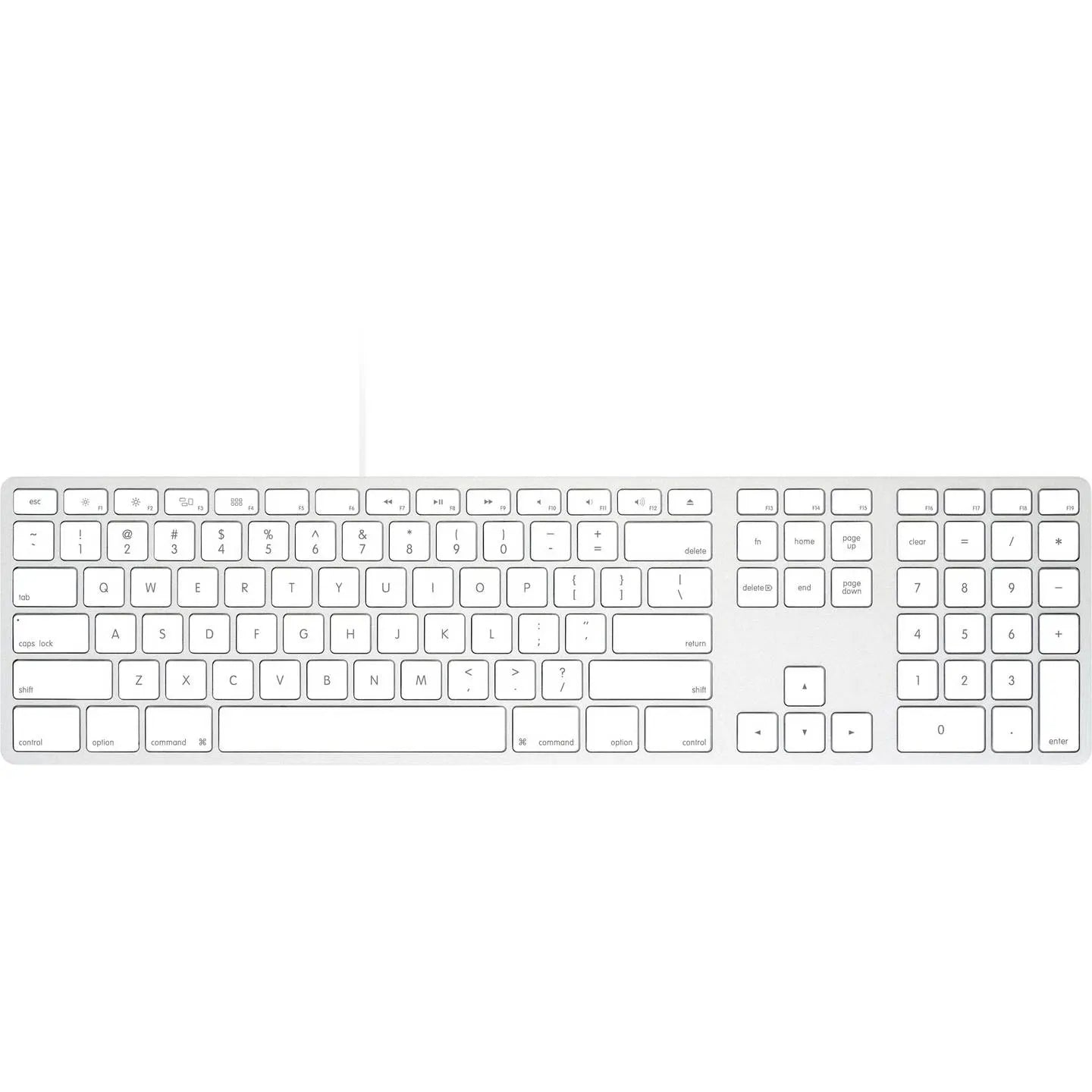 B-Ware Matias Tastatur Keyboard Mac Usb Aluminium Us Englisch Qwerty Silber Apple - 833742005411