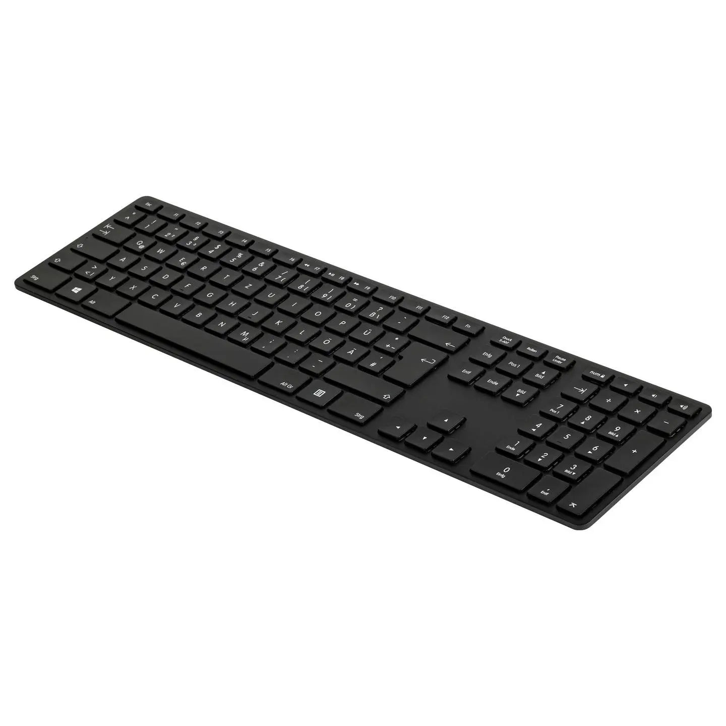 B-Ware Matias Tastatur Keyboard Usb C Wireless Aluminium Qwertz Kabellos Schwarz - 833742007972