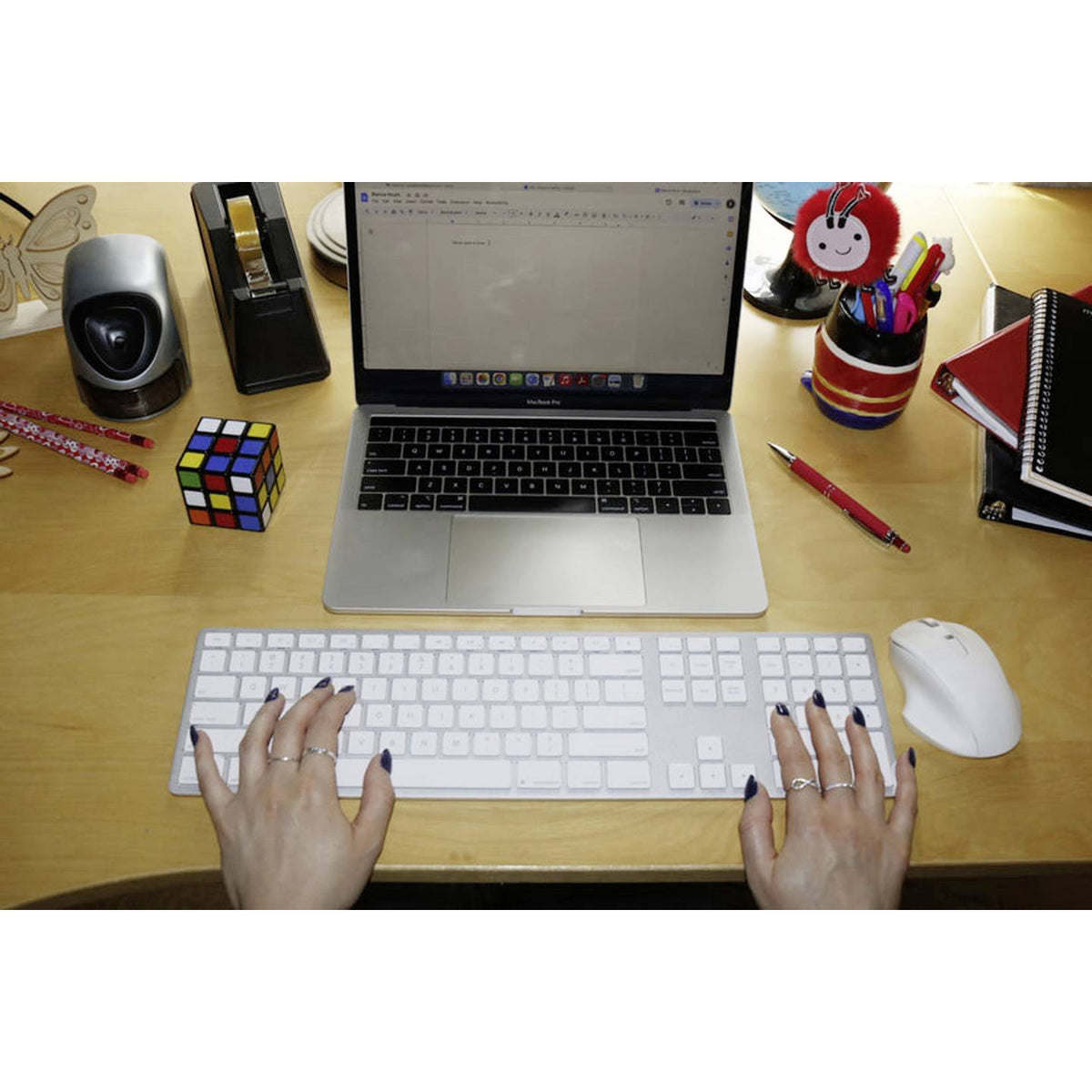 MATIAS FK416PCDCBB-DE WIRELESS Tastatur Keyboard MacBook Silber QWERTZ Funk - 0833742007989