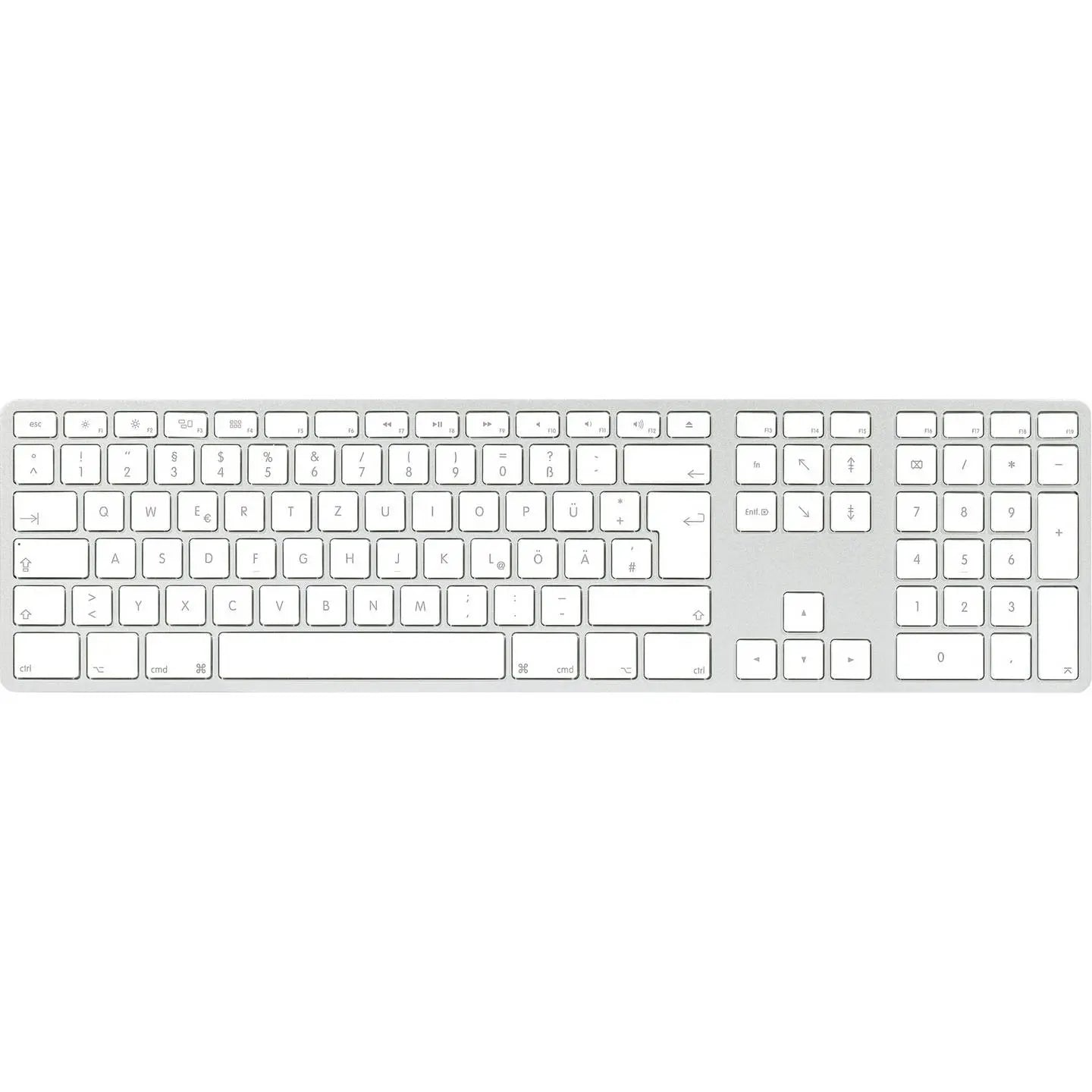 B-Ware Matias Fk416 Pcdcbb De Wireless Tastatur Keyboard Mac Book Silber Qwertz Funk - 833742007989