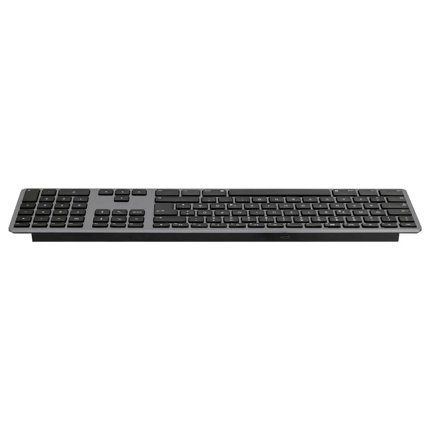 B-Ware Matias Tastatur Keyboard Mac Kabellos Usb C Space Grau Deutsch Qwertz Apple Alu