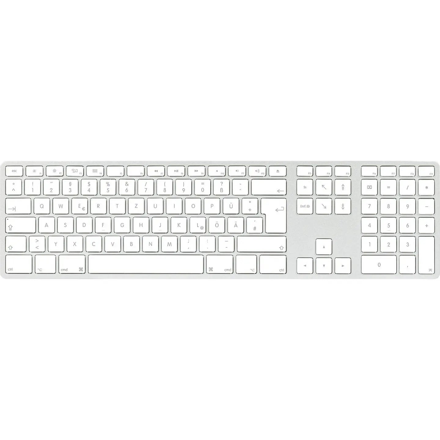 B-Ware Matias Tastatur Keyboard Wireless Usb C Aluminium Mac Kabellos Qwertz Deutsch - 833742007644