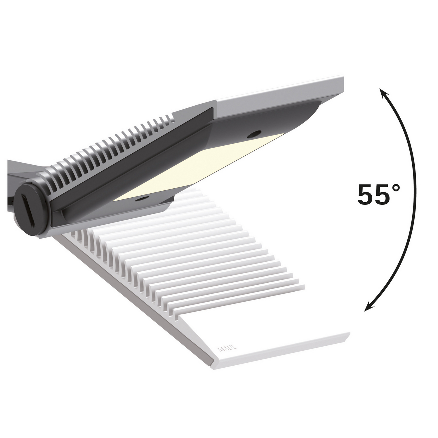 Maul Led Schreibtischleuchte Tischlampe Schreibtischlampe Silber Höhe 64 Cm B-Ware - 4002390054263