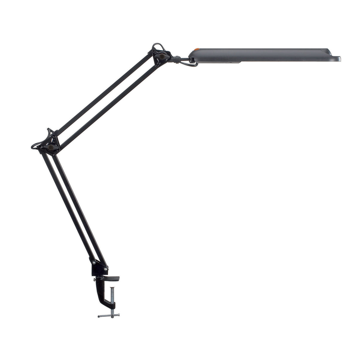 Maul LED Tischleuchte Schreibtischlampe schwarz Höhe 38 cm Klemmfuß Lampe Spot - 4002390055314