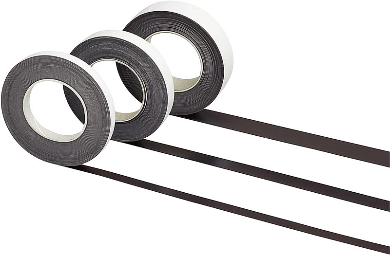 B-Ware Maul Magnetband Haftstreifen Magnetfolie Braun 10mx25mm Selbstklebend 3 Stück - 4002390053112