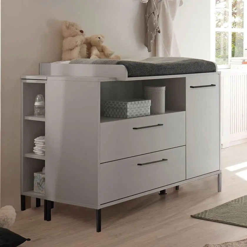 B-Ware Mäusbacher Unterstellregal Regal Ablage Olaf Kreidegrau Matt Lack Kinderzimmer - 4044393335932