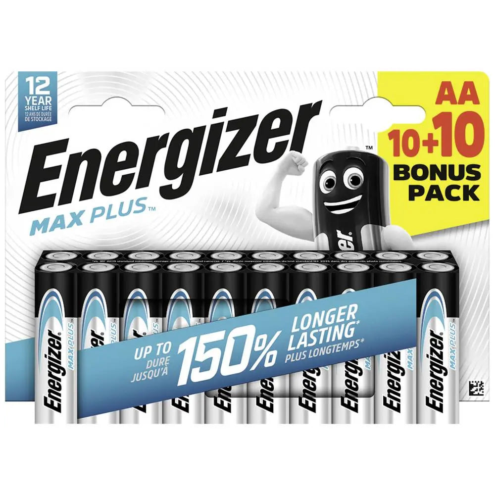 B-Ware Energizer Max Plus Mignon Aa Batterie Batterien  Mangan 1.5 V 20er Pack 2 Sets - 7638900451252