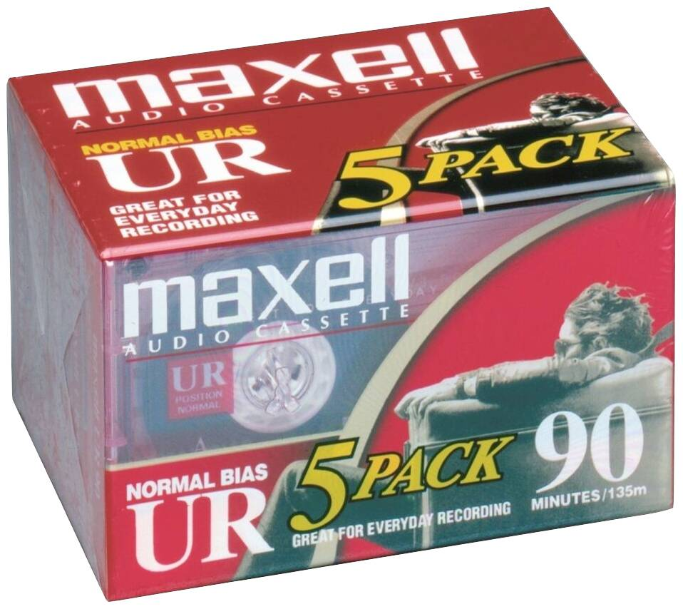 B-Ware Maxell 90 Min 5er Set Audiokassette Kassette Aufnahmekassette Tonkassette 5 Sets - 25215111655
