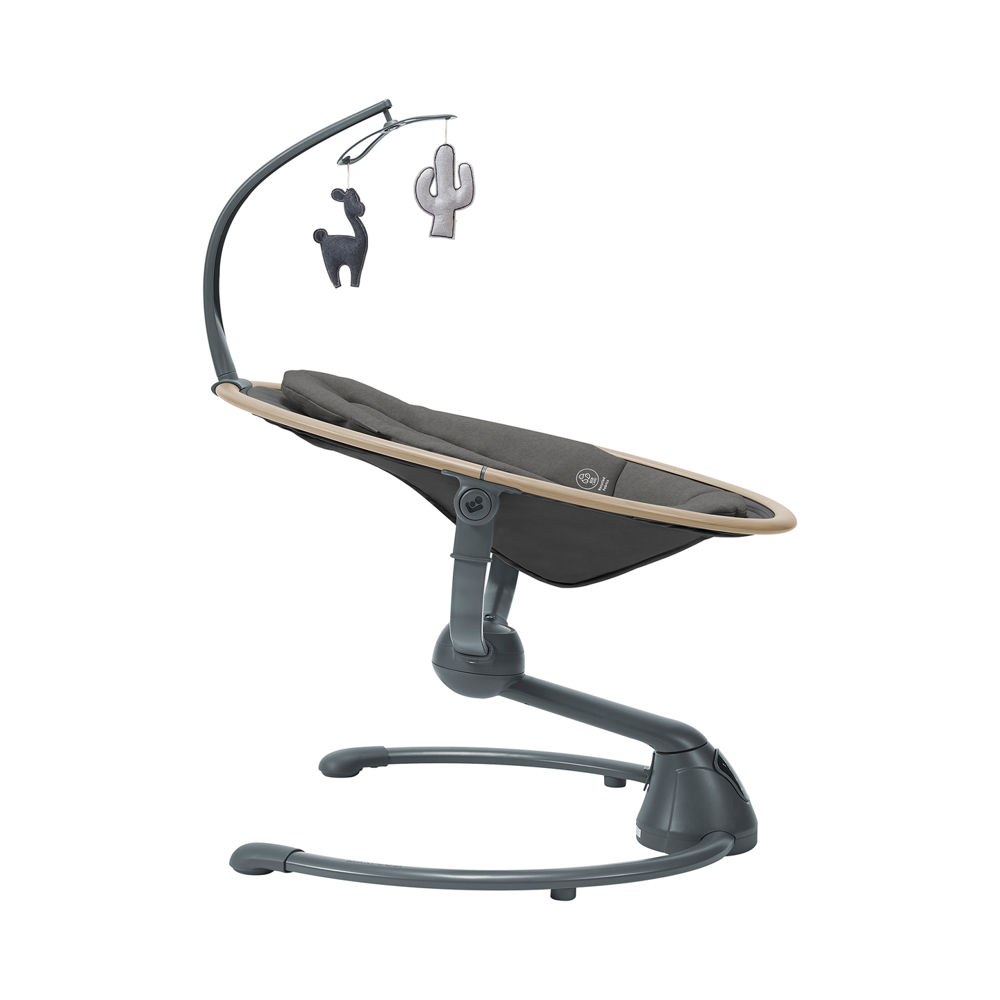 B-Ware Maxi Cosi Elektrische Schaukel Cassia Beyond Wippe Babyschaukel Graphite Eco