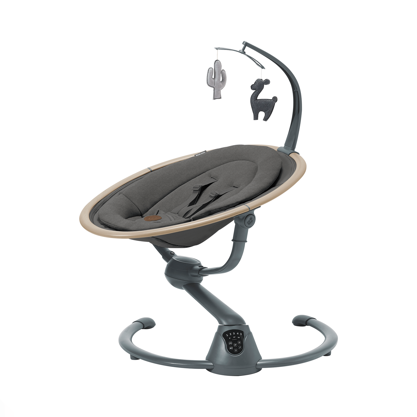B-Ware Maxi Cosi Elektrische Schaukel Cassia Beyond Wippe Babyschaukel Graphite Eco