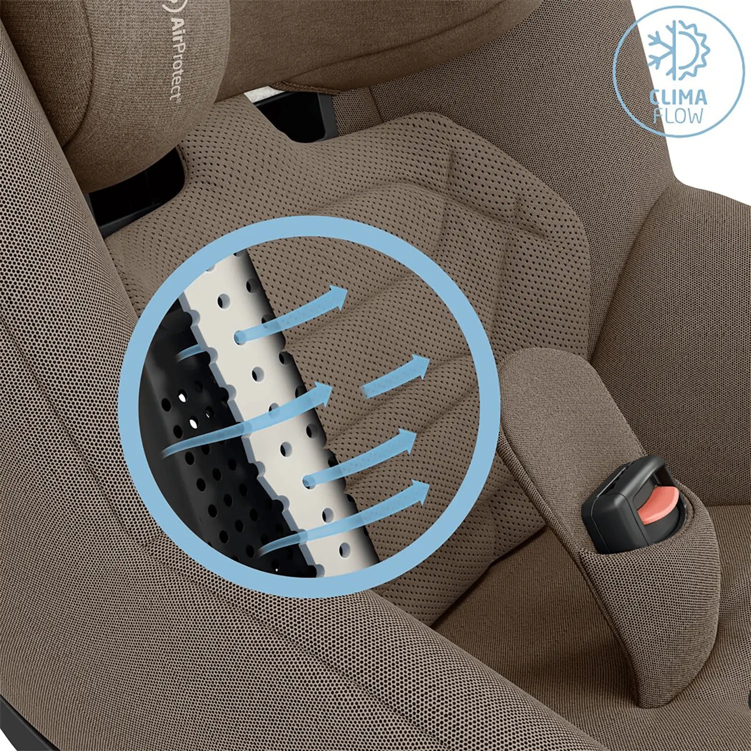 B-Ware Maxi Cosi Reboarder Kindersitz Autokindersitz Pearl 360 Pro Authentic Truffle