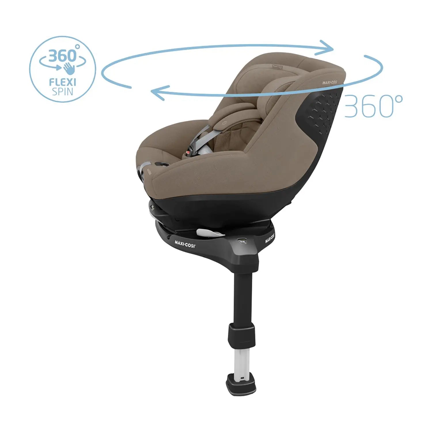 B-Ware Maxi Cosi Reboarder Kindersitz Autokindersitz Pearl 360 Pro Authentic Truffle