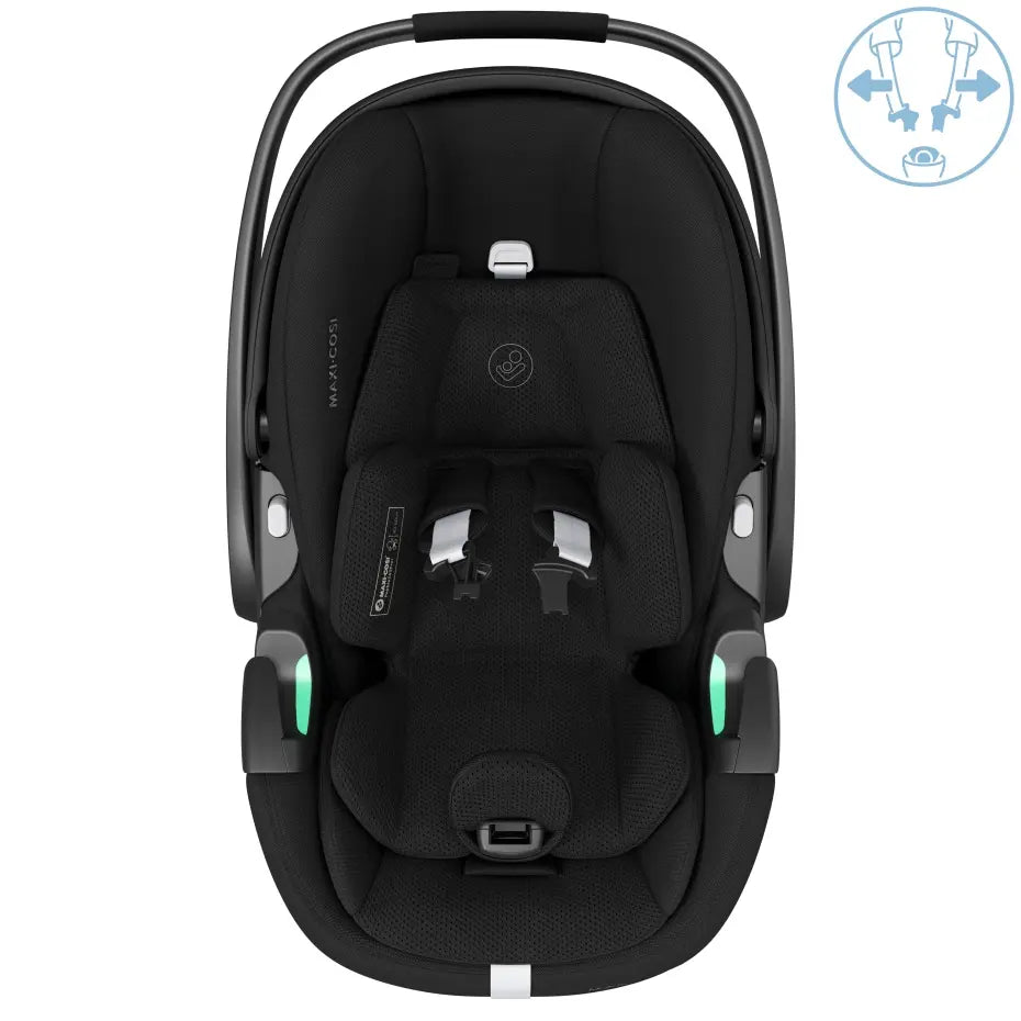 B-Ware Maxi Cosi Pebble 360 Pro² Twillic Black Babyschale Kindersitz Autokindersitz
