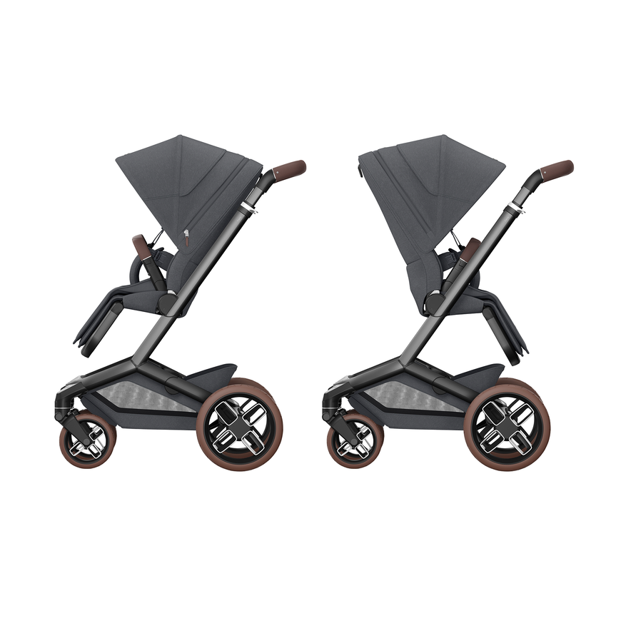 MAXI-COSI Premi Fame Gestell Twillic Graphite Kombikinderwagen Kinderwagen - 3220660008438