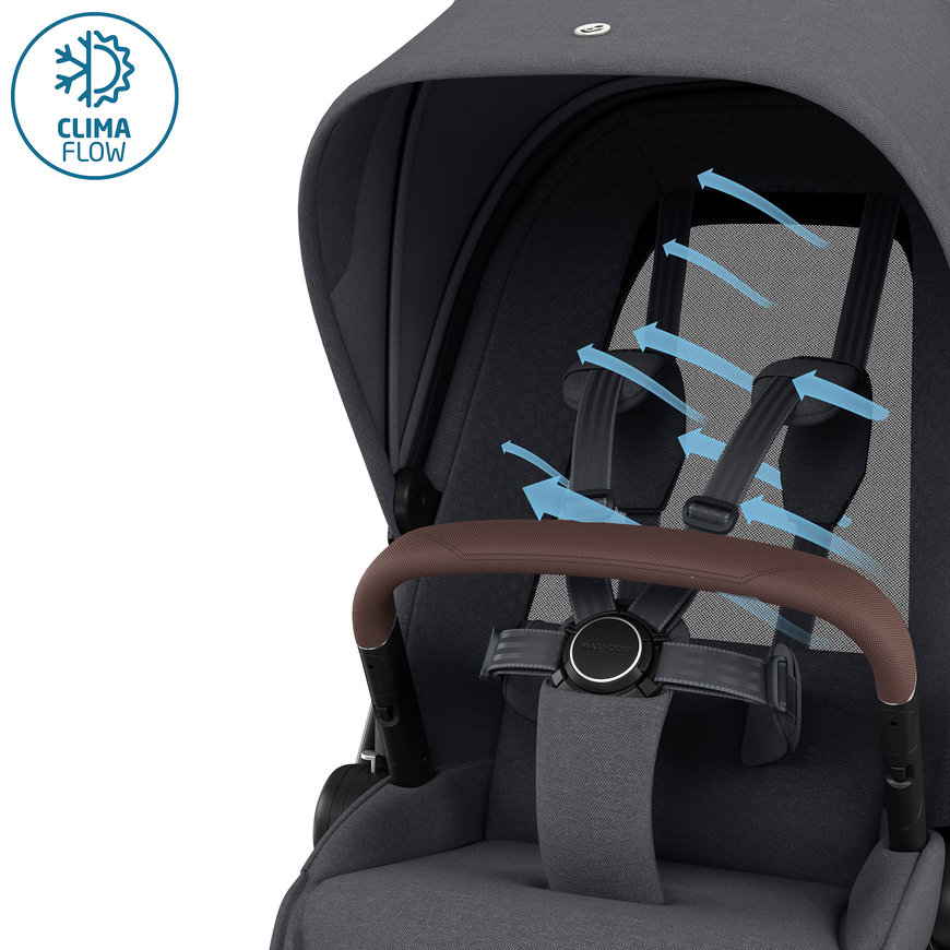 MAXI-COSI Premi Fame Gestell Twillic Graphite Kombikinderwagen Kinderwagen - 3220660008438