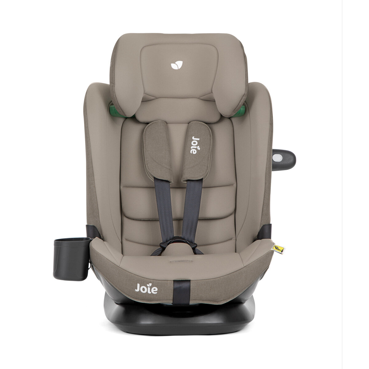 Siège auto enfant Joie, groupe de taille 1, 2 et 3, marron, Isofix, porte-gobelet, 76 150 € (article de seconde main).
