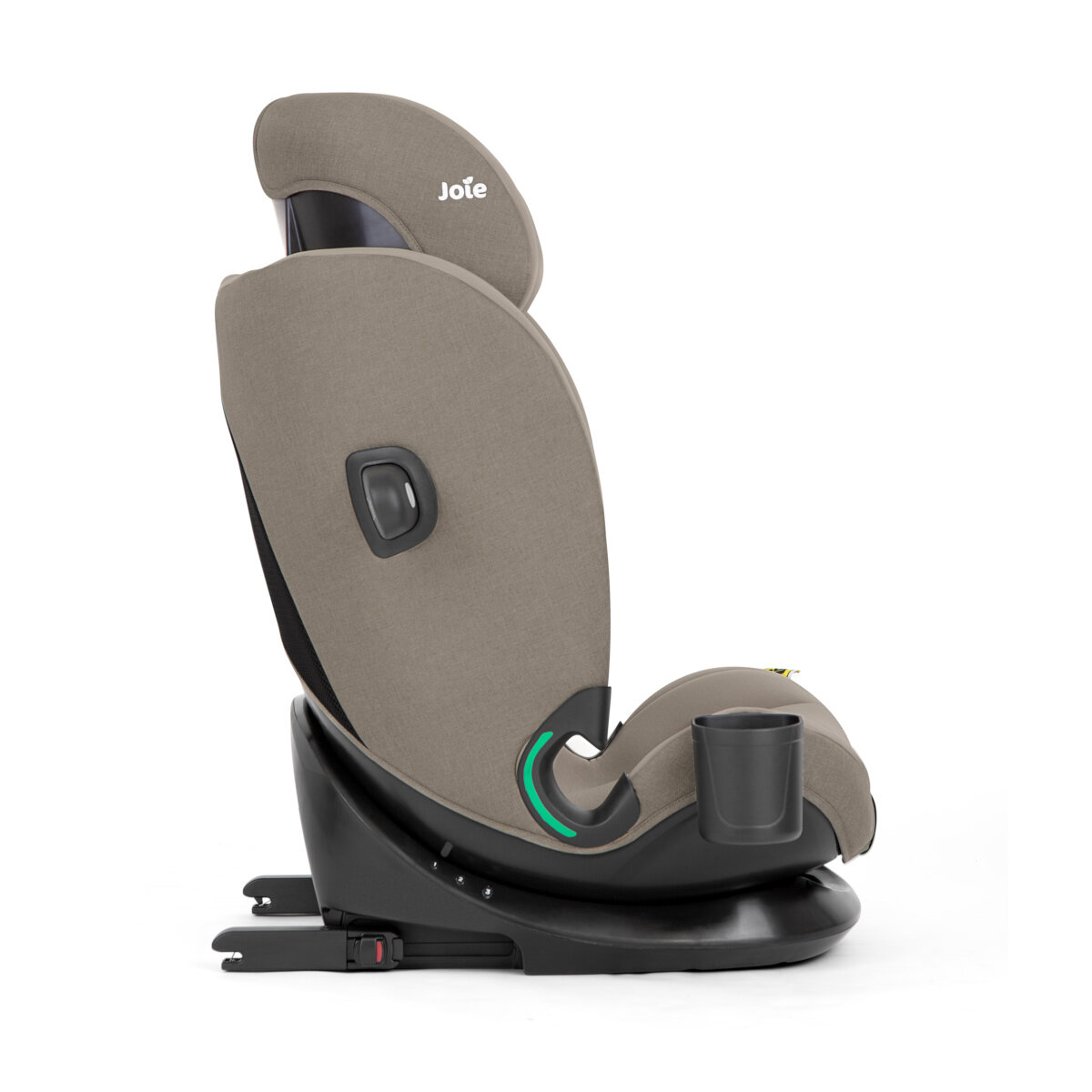 Siège auto enfant Joie, groupe de taille 1, 2 et 3, marron, Isofix, porte-gobelet, 76 150 € (article de seconde main).