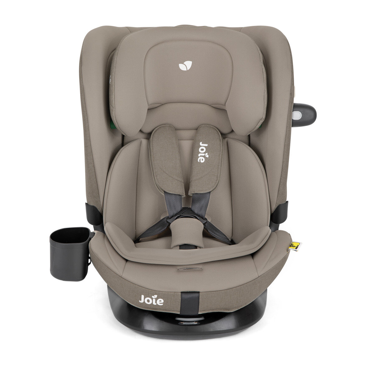 Siège auto enfant Joie, groupe de taille 1, 2 et 3, marron, Isofix, porte-gobelet, 76 150 € (article de seconde main).