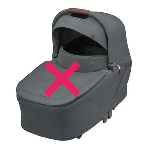 B-Ware Maxi Cosi Babywanne Tragetasche Sense Twillic Graphit Komfortmatratze Siehe Text